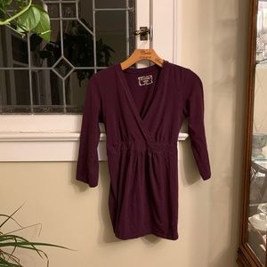 Purple Maternity shirt